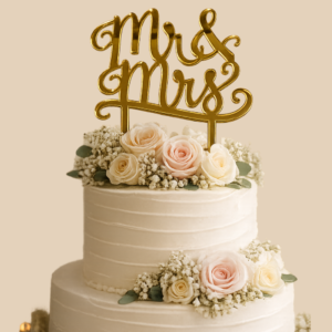cake topper mr & mrs